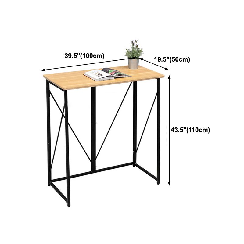 Modern Style Wooden Office Desk Rectangular Home Standing Desk