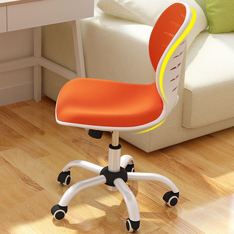 Contemporary Breathable Air Grid Swivel Chair Microfiber Desk Mid Back Chair