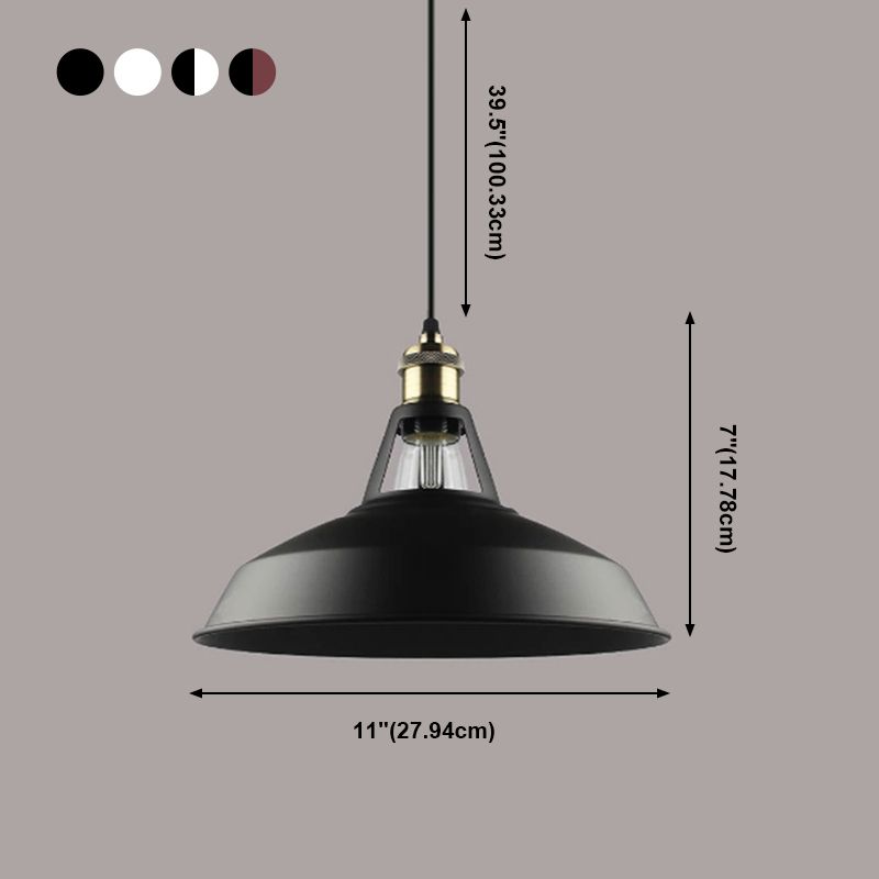 1-licht metalen hangende lamp balk Vintage hanglamp voor winkel