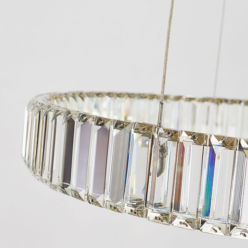 Lumière moderne de luxe de luxe en cristal LED PENDANT LEU