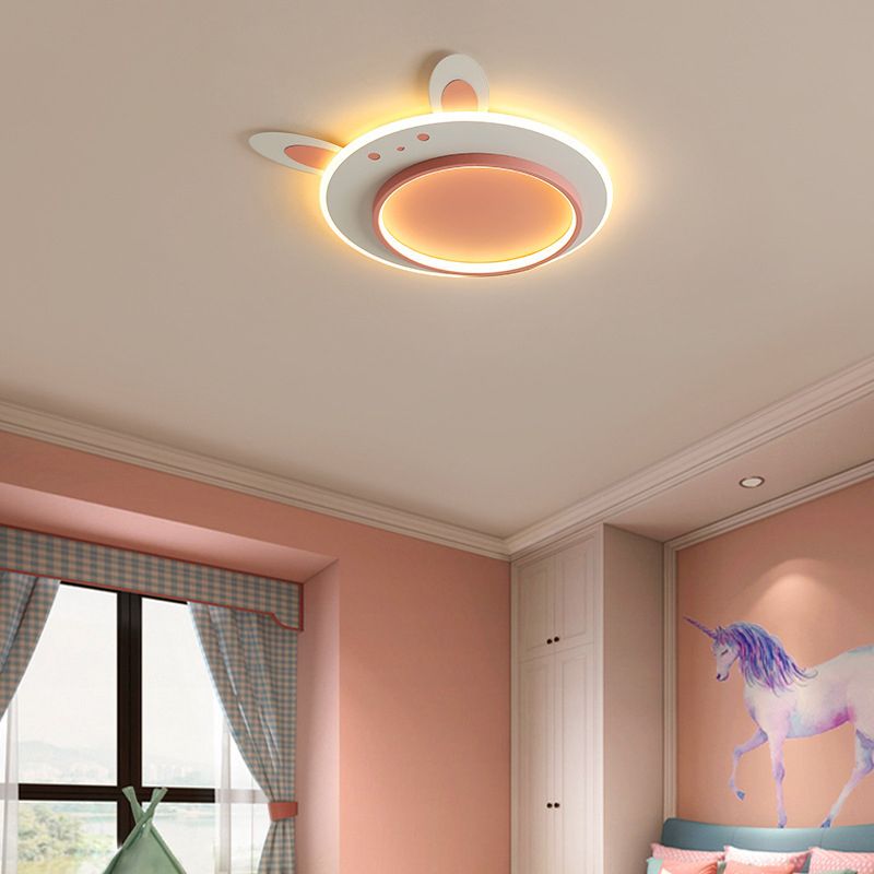 LED Ceiling Mount Light Children Ceiling Light with Acrylic Shade for Kid's Room