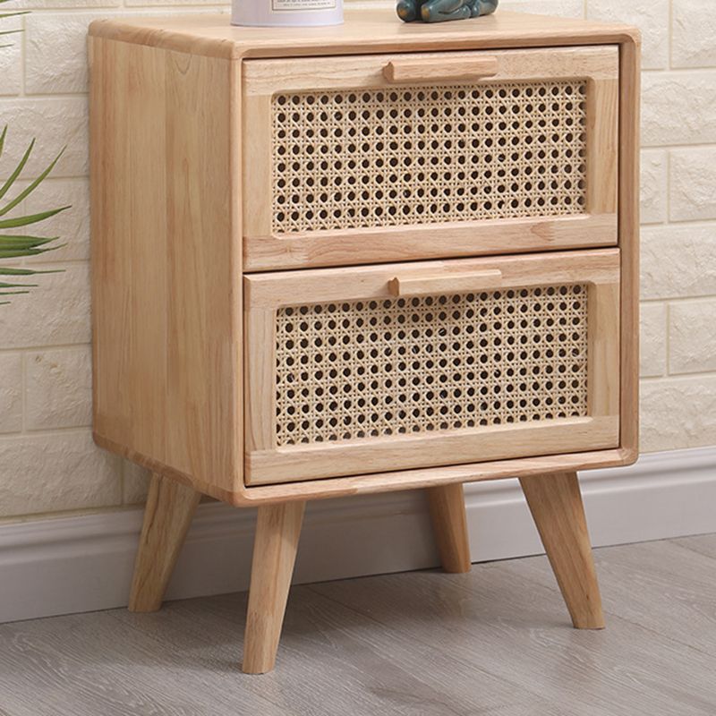 11.81" Wide Accent Chest Rattan Rectangle Standard Chest with Drawers