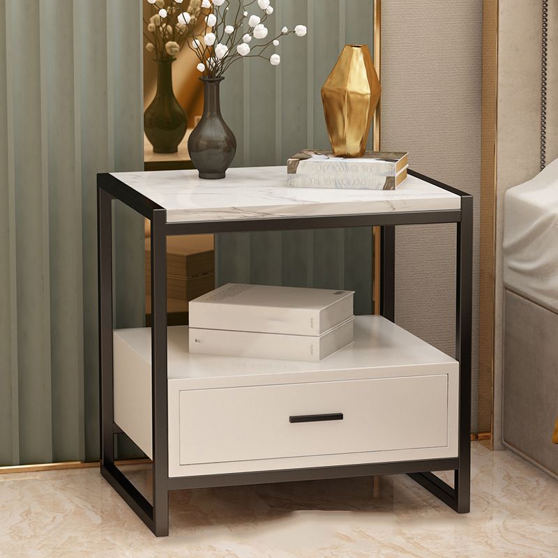 Drawers Included Bedside Cabin Contemporary Night Table for Bedroom