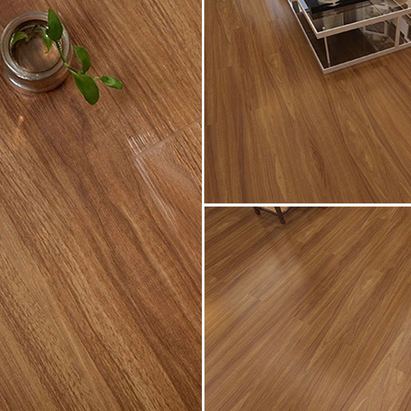 Rectangle PVC Flooring Smooth Peel and Stick Wood Look Vinyl Flooring