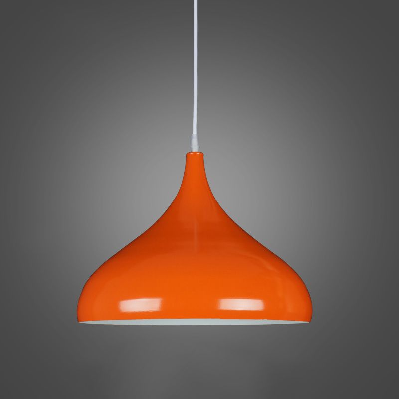 Macaroon Metal Hanging Light, Nordic Teardrop 1-Light Pendant Lighting for Intérieur