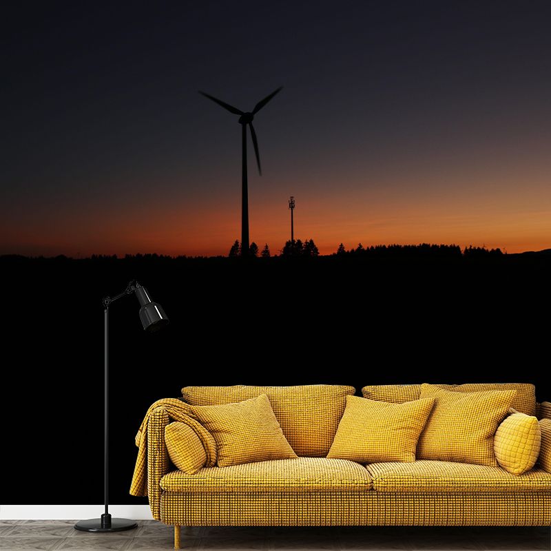 Windmill Environment Friendly Mural Wallpaper Room Wall Mural