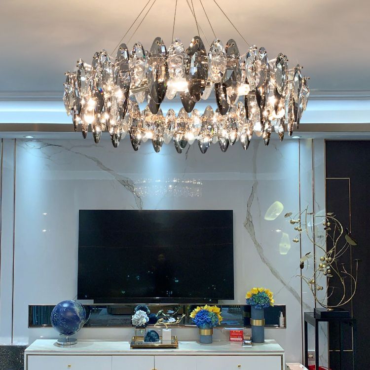 Modern Chandeliers For Dining Room Circular Chandelier Hanging Pendant Lights