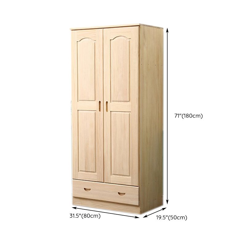 Modern Solid Color Kids Closet Wooden High Gloss Coat Locker