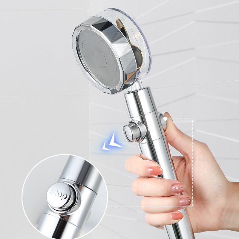 Plastic Handheld Shower Head Modern Bathroom Adjustable Shower Head