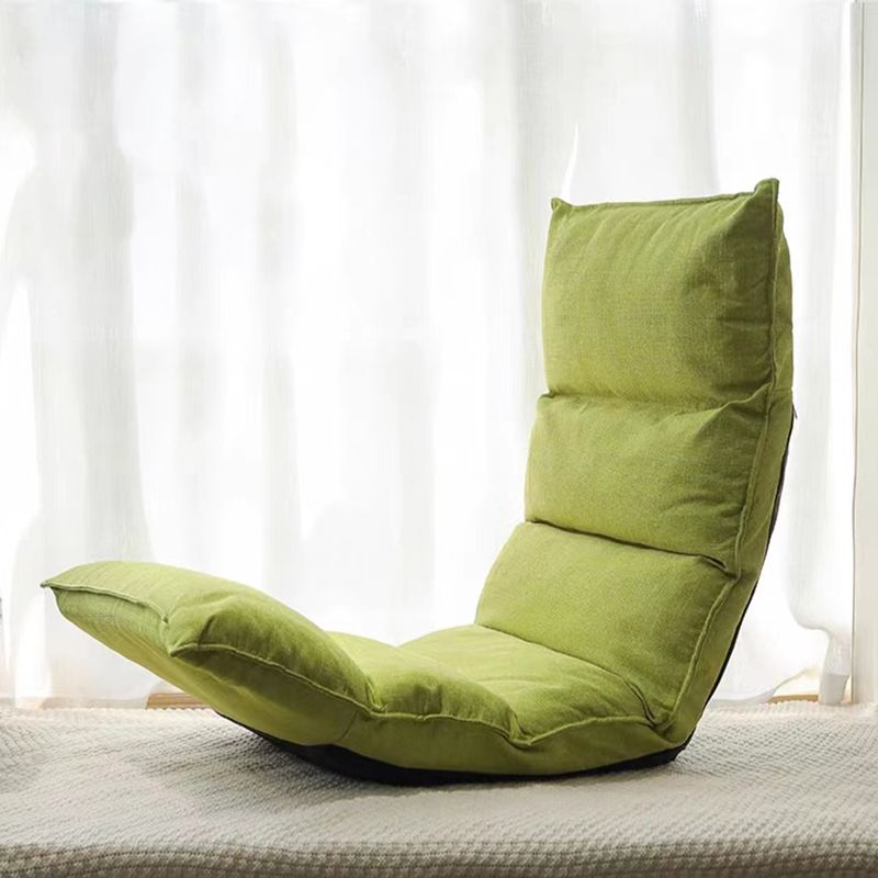 Metal Frame Standard Recliner Solid Color Recliner Chair in Green