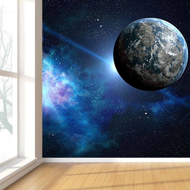 Novelty Style Universe Wall Mural Wallpaper Eco-friendly for Bedroom