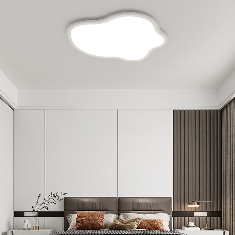 Metal LED Flush Mount Nordic Cloud Ceiling Light Fixture for Bedroom