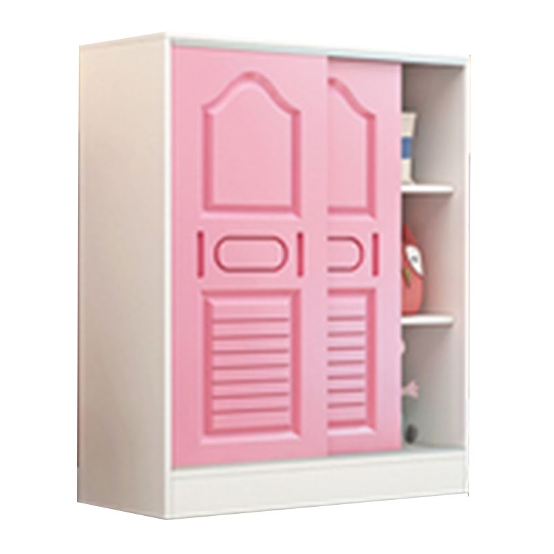 Contemporary Style Wardrobe Armoire Wood Wardrobe Closet With Door