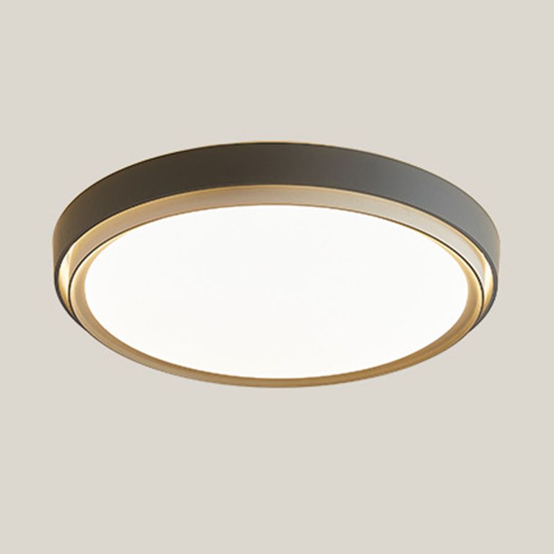 Metal Circular Pendant Lighting Fixture Simple Ceiling Lighting Pendant