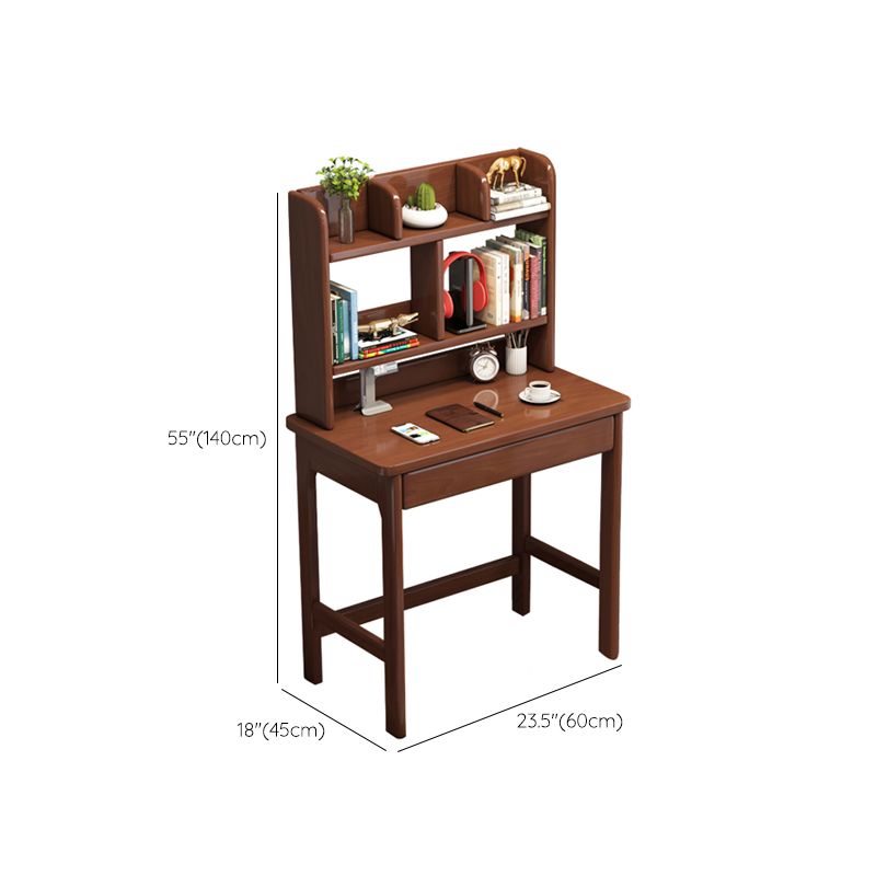 Wood Writing Desk and Chair Set Kids Desks with Drawer for Children Age 12-15 Desk