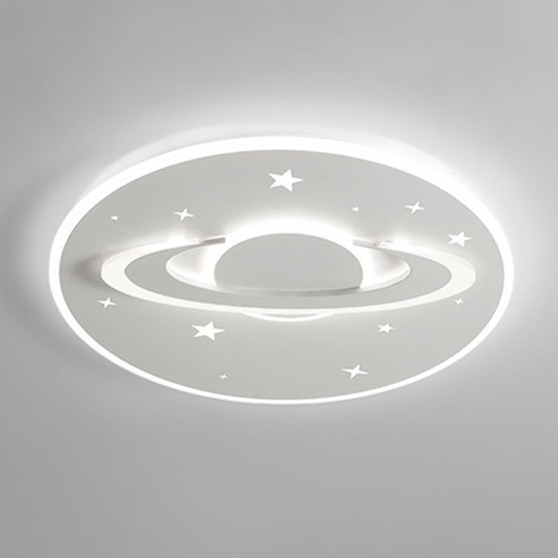 LED Flush Mount Lighting Contemporary White Ceiling Light for Home