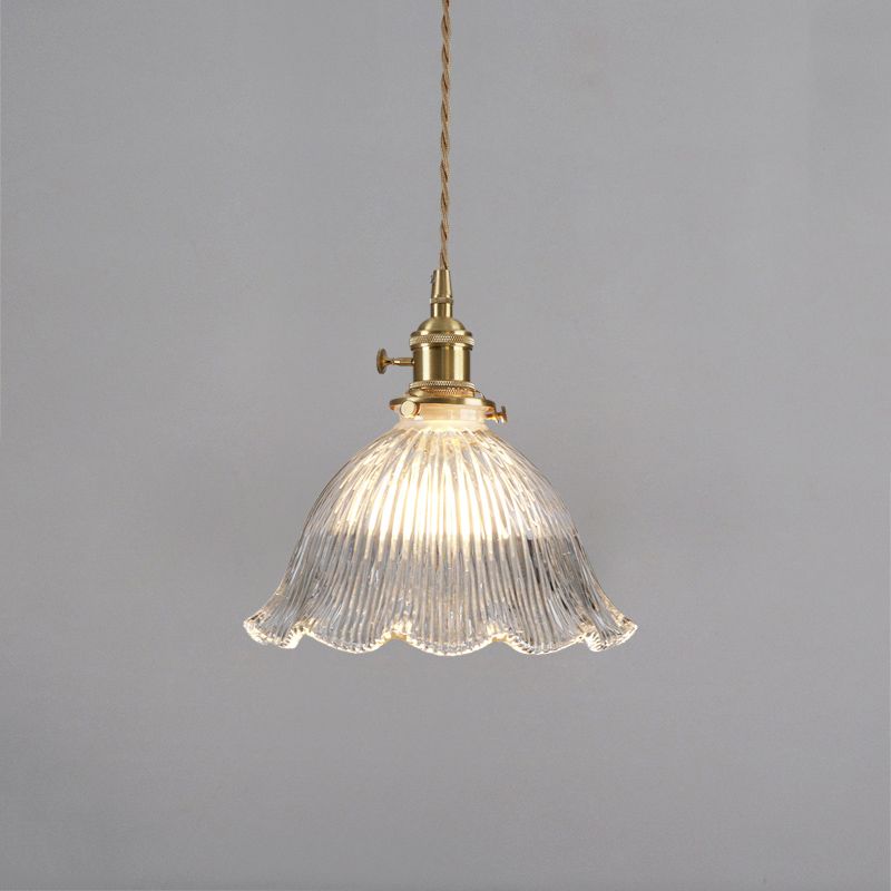 Modern Style Simple Glass Hanging Light Creative Pendant Lighting Fixture