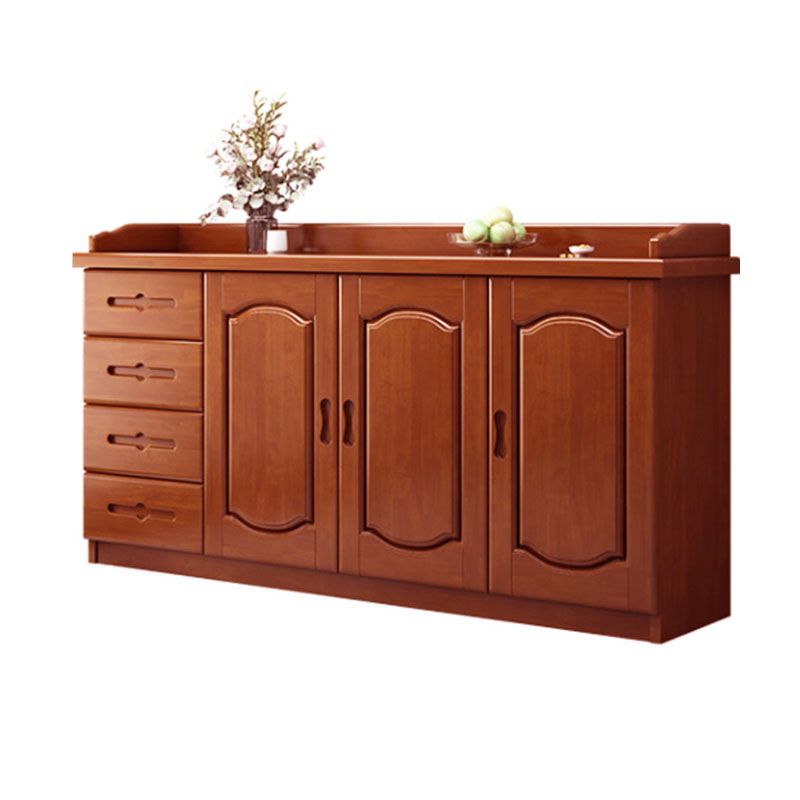 Modernism Wood Sideboard Table 4 Drawers Sideboard with 1/2/3 Doors for Dining Room