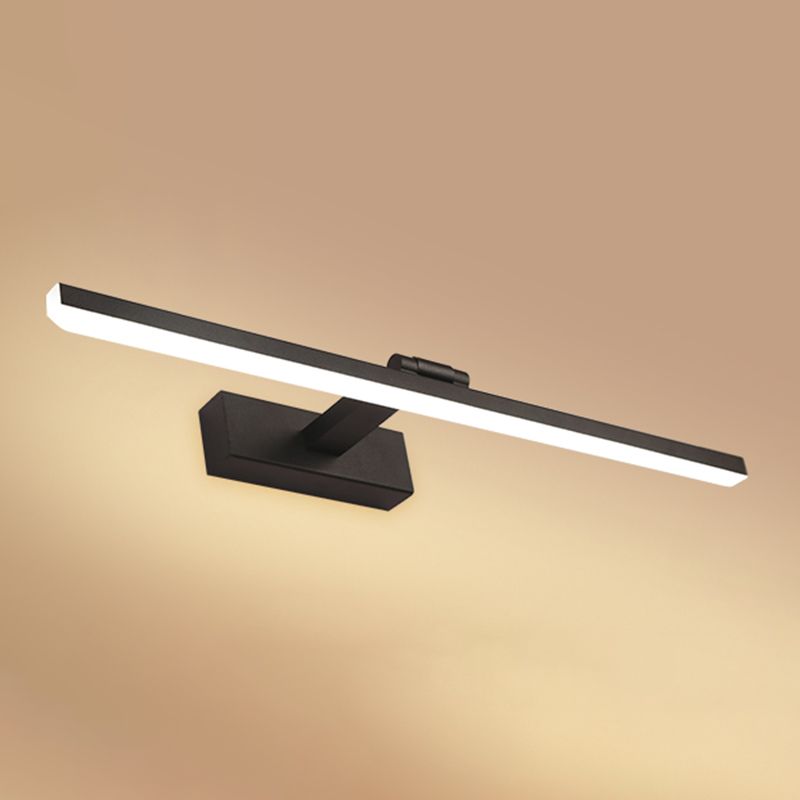 Luz de tocador LED lineal lámparas de pared moderna luz delantera de espejo moderno con sombra acrílica