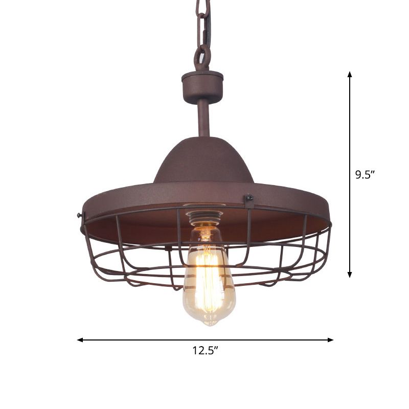 Einzelhängelsbeleuchtung Industriemetallanhänger Deckenlampe für Bistro