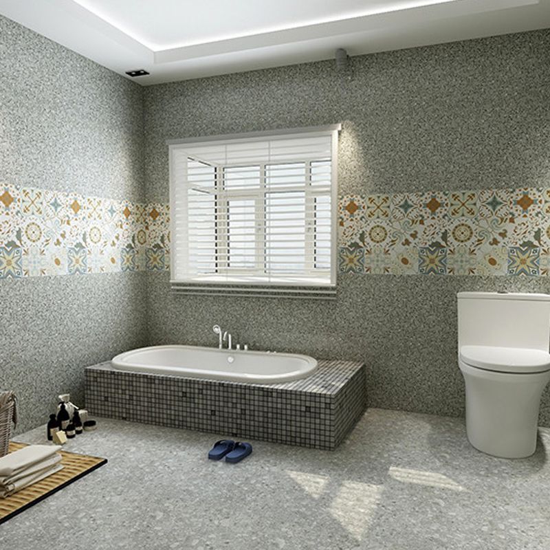 Bathroom Floor Wall Tile Ceramic Square Terrazzo Indoor Tile