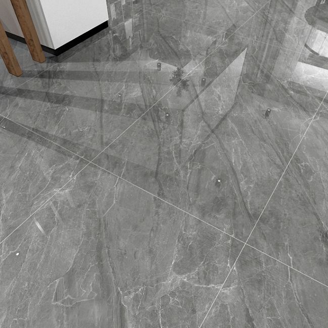 Floor Tile Marble Print Rectangle Living Room Porcelain Tile