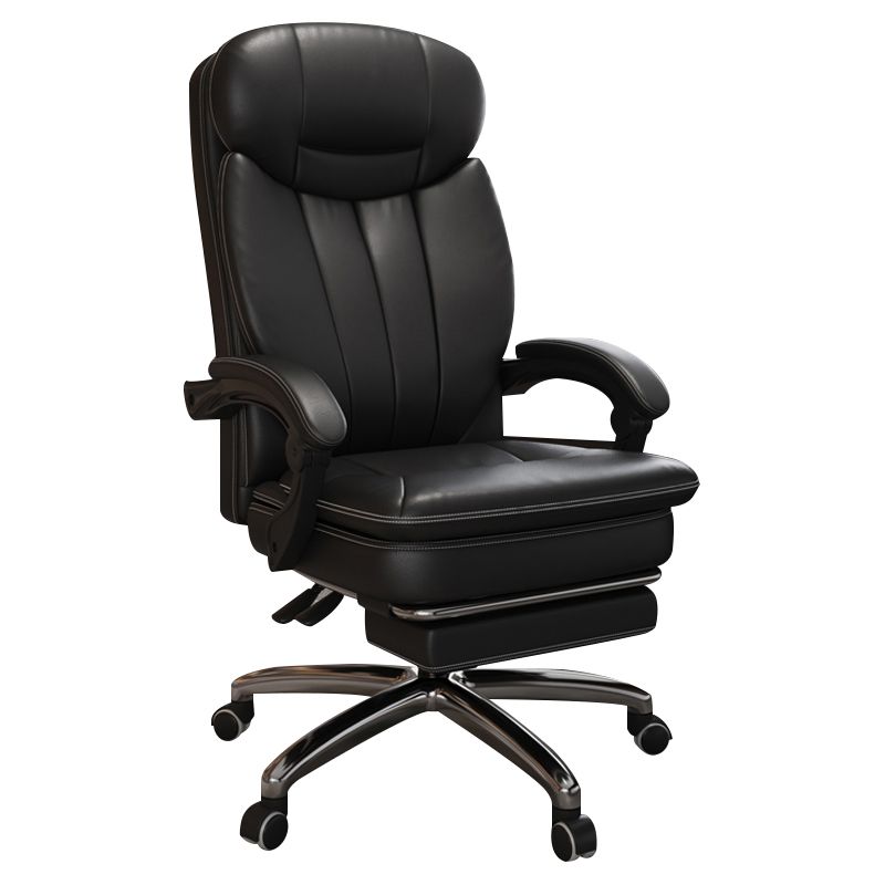 Modern Height Adjustable Executive Chair Padded Arms Included Managers Chair for Office