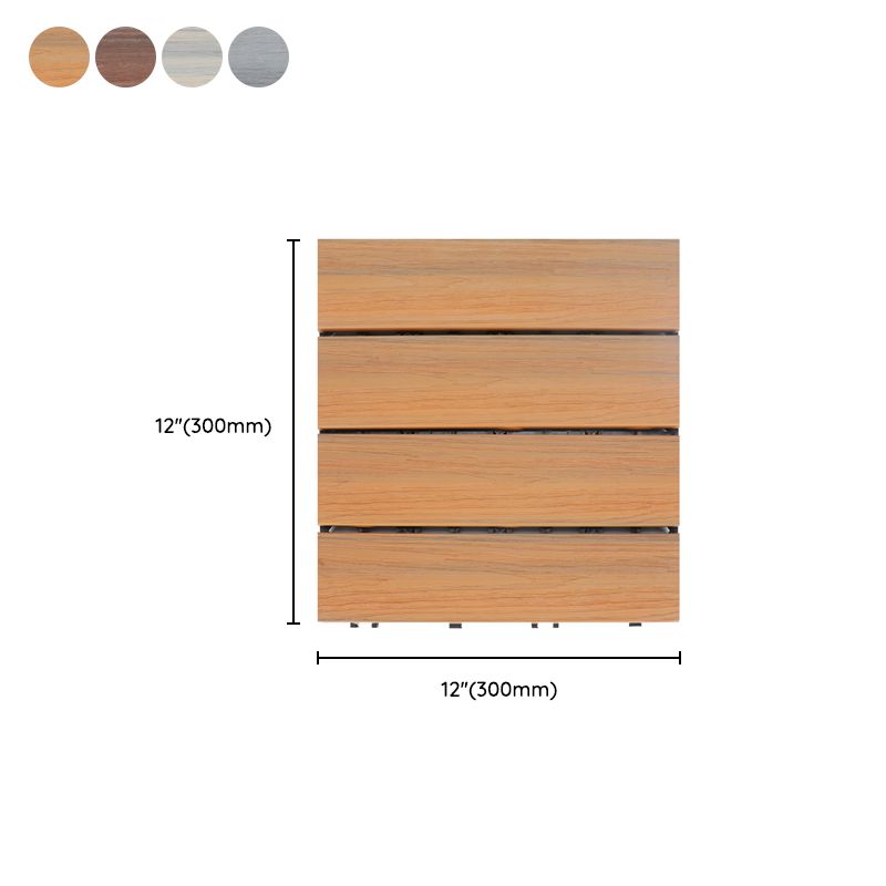 Deck Plank Loose Lay Wood Flooring Tiles Garden Outdoor Flooring