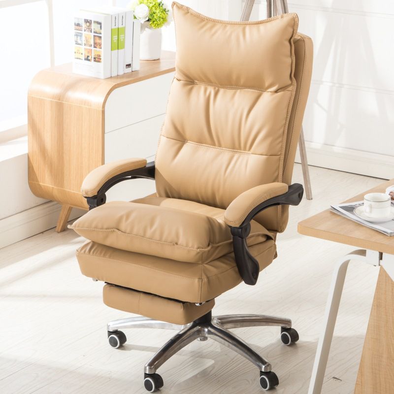 Contemporary Managers Chair Swivel Wheels High Back Executive Ergonomic Chair