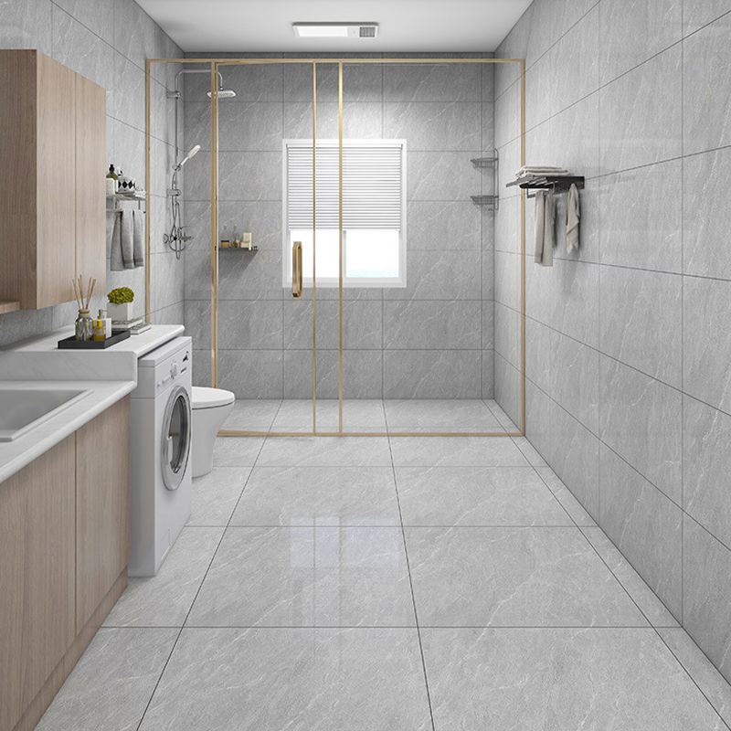 Modern Style Square Floor Tile Waterproof Straight Edge Polished Floor Tile