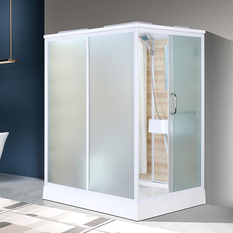 Modern Framed Shower Stall Clear Tempered Shower Stall for Bathroom