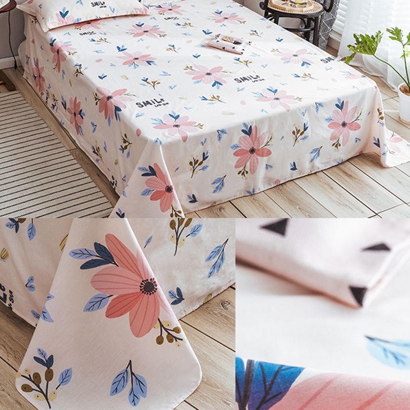 Cotton Bed Sheet One Piece Summer Style Bedroom Simple Fitted Sheet