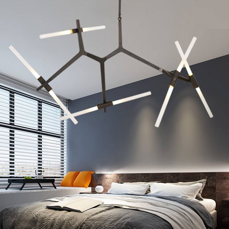 Contemporary Multi-light LED Lamp Ceiling Hanging Light Modern Geometric Ceiling Light