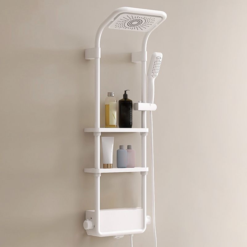 Modern Shower Set Slide Bar Adjustable Shower Head Wall Mounted Shower System
