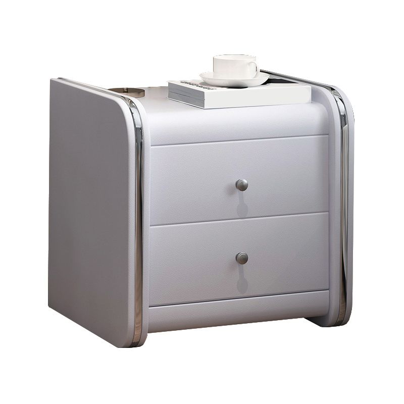 Drawer Storage Nightstand Contemporary Bedside Cabinet for Bedroom