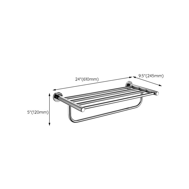 Modern Bathroom Hardware Bath Shelf Towel Bar Stainless Steel Bathroom Accessory Kit