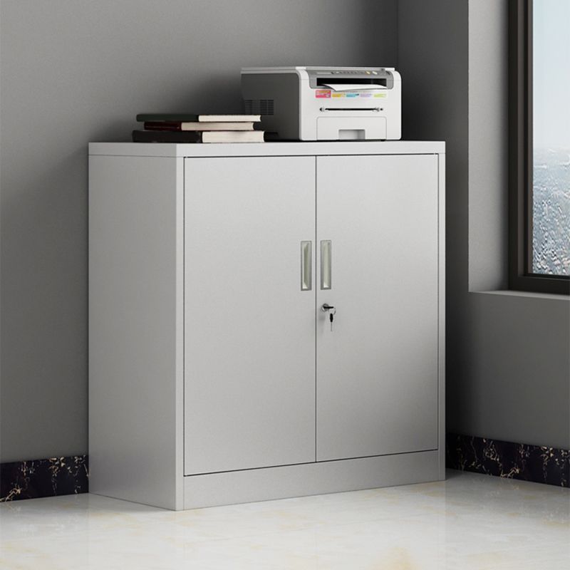 Steel Filing Cabinet Contemporary Silver File Cabinet with Lock and Storage