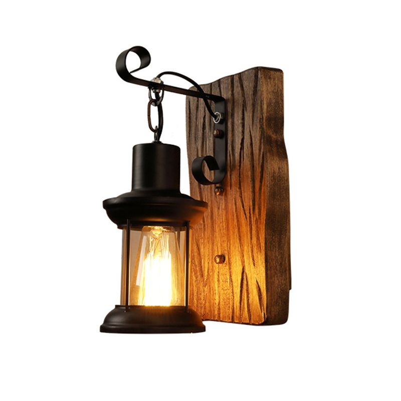 Industrial Glass Wall Light Sconces Simple Sconce Lighting for Living Room