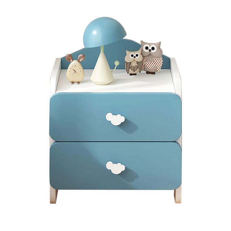 Storage Wooden Kids Nightstand Princess Narrow Kids Bedside Table