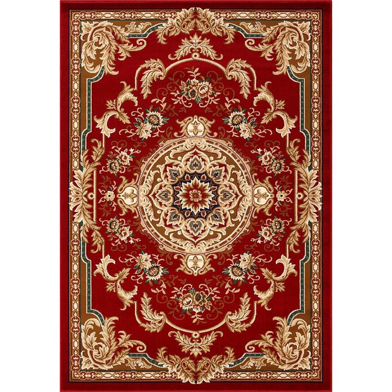 Tapis tribal du milieu du siècle du milieu du siècle Polyester Area Tapis sans glissement de tapis intérieur pour décoration de la maison