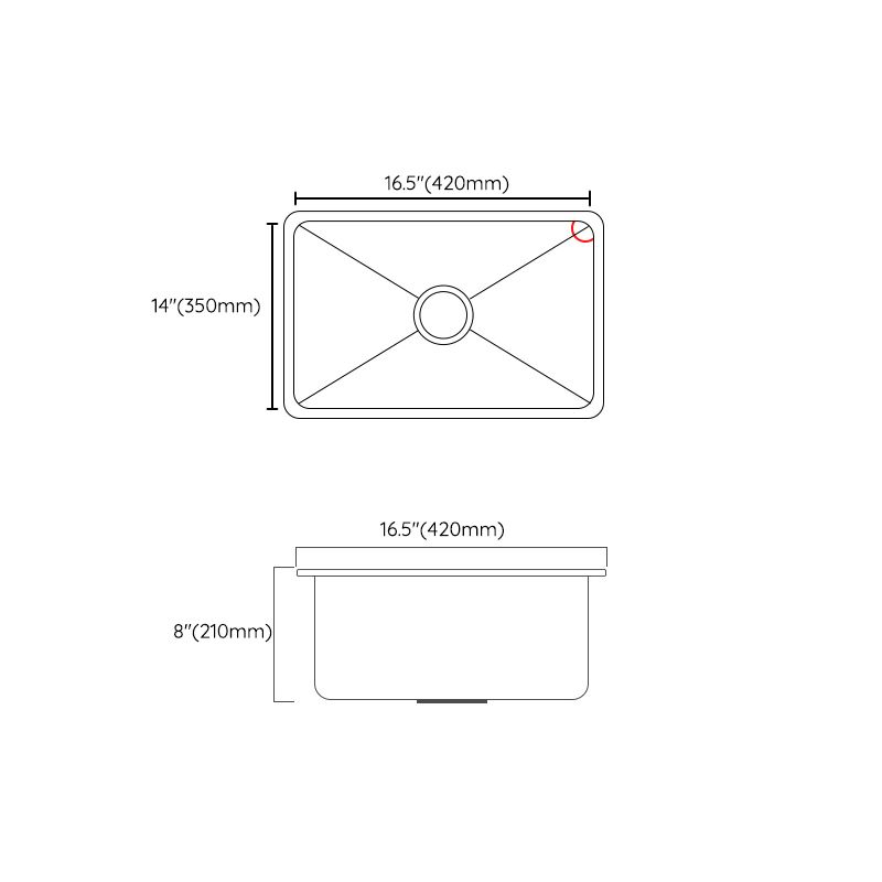 Modern Style Kitchen Sink Undermount Noise-cancelling Design Kitchen Sink