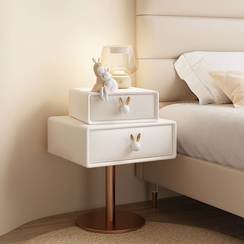 Colorful Bedside Table for Nursery Solid Wood End Table for Nursery