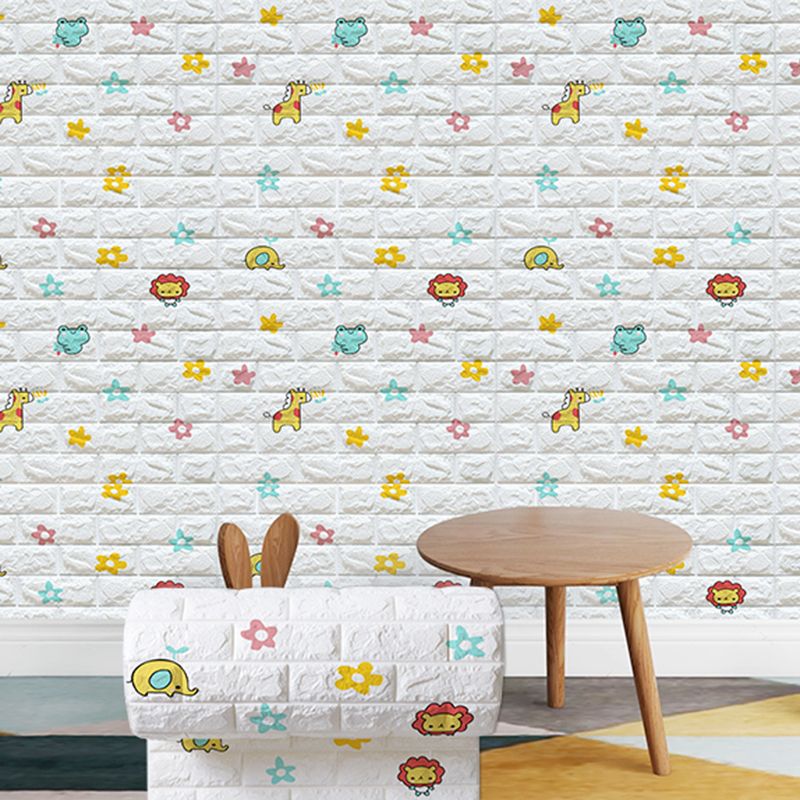 Modern Cartoon Wall Paneling Peel and Stick Wall Ceiling for Bedroom