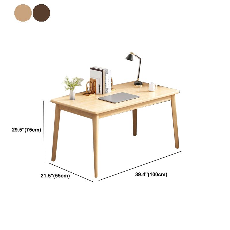 Contemporary Office Desk 21.65" x 29.53" Rectangular Writing Desk