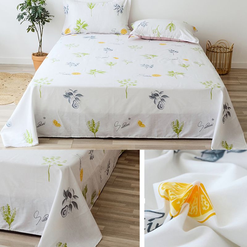 Cotton Bed Sheet One Piece Summer Style Bedroom Simple Fitted Sheet