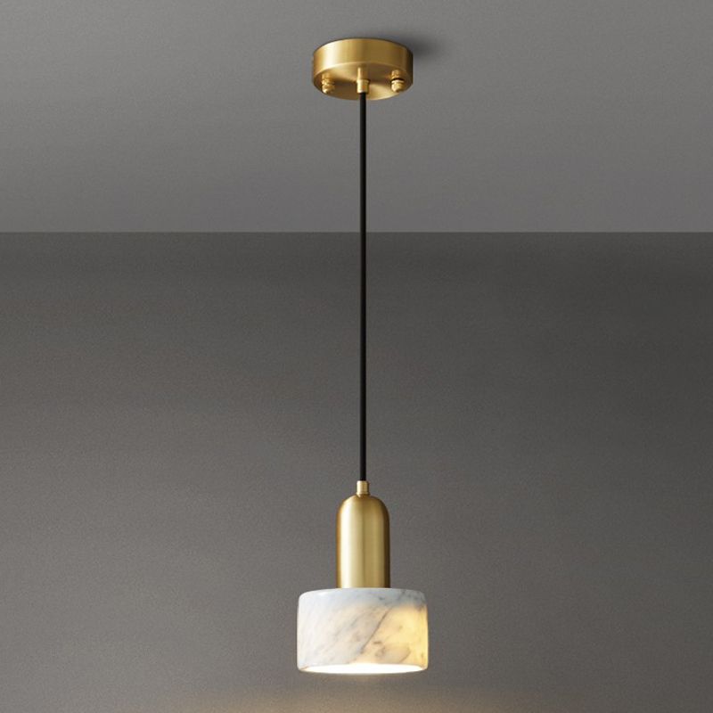 Marble Hanging Light Contemporary Pendent Lighting Fixture for Drawing Room