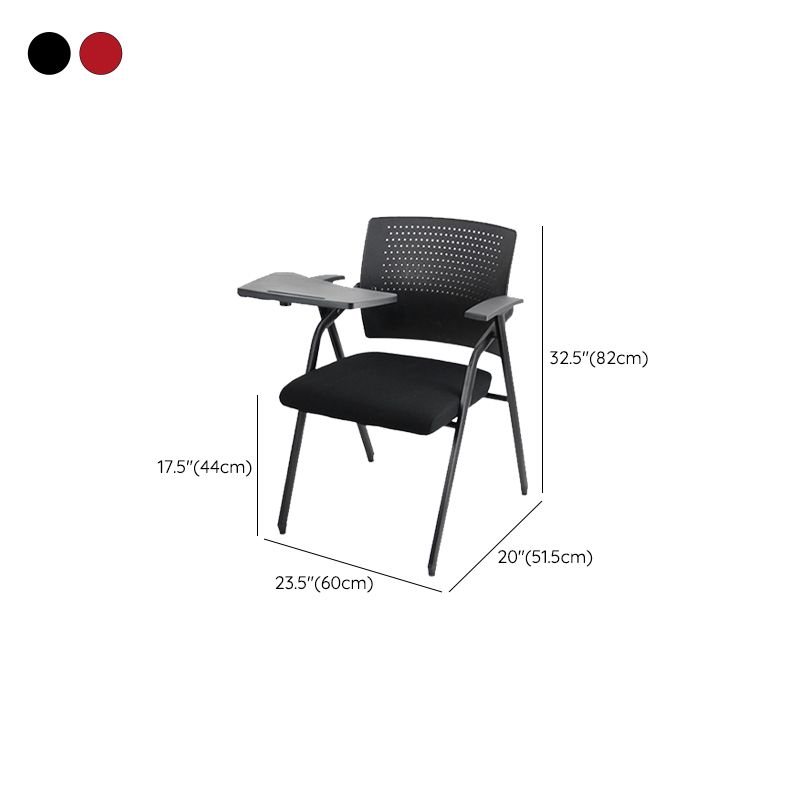 Contemporary Conference Chair Metal Frame Desk Chair with Arm