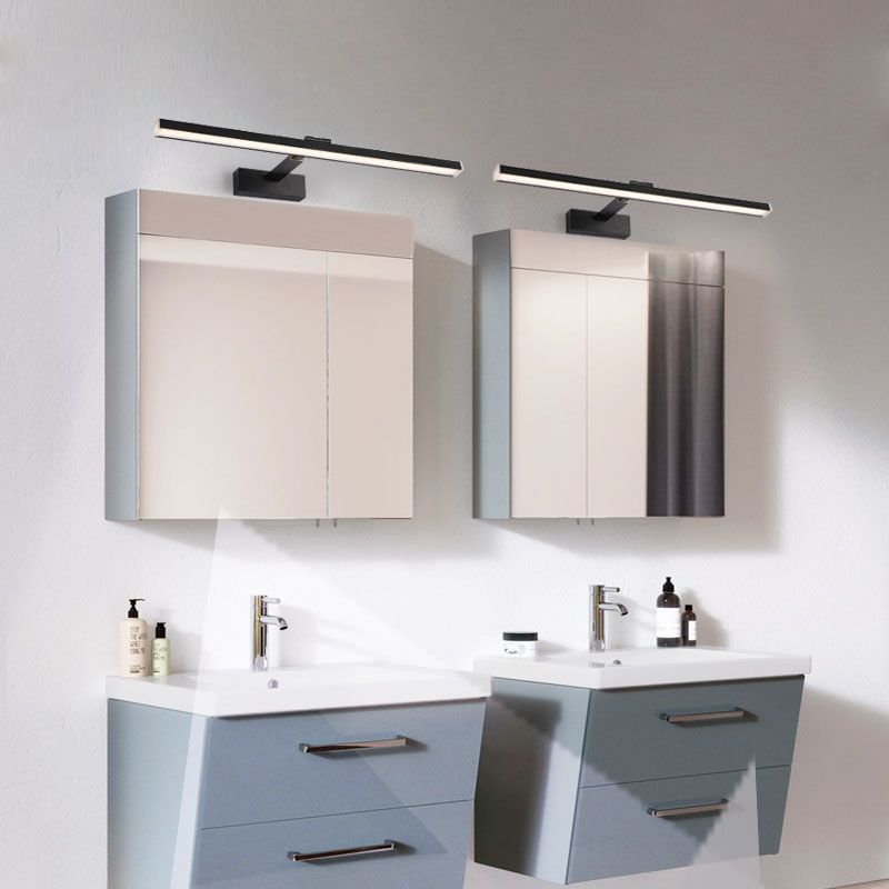 Modern Linear Vanity Sconce Lights Acrylic 1-Light Wall Lighting Fixture for Bathroom