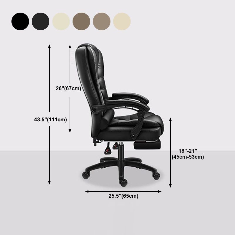 Modern High Back Executive Chair No Distressing Wheels Managers Chair