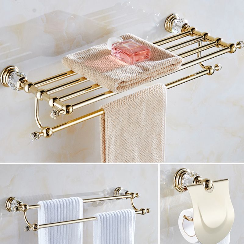 Traditional Brass Metal Bathroom Accessory As Individual Or As a Set